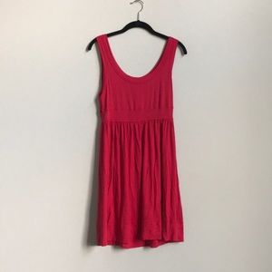 Stretchy red dress